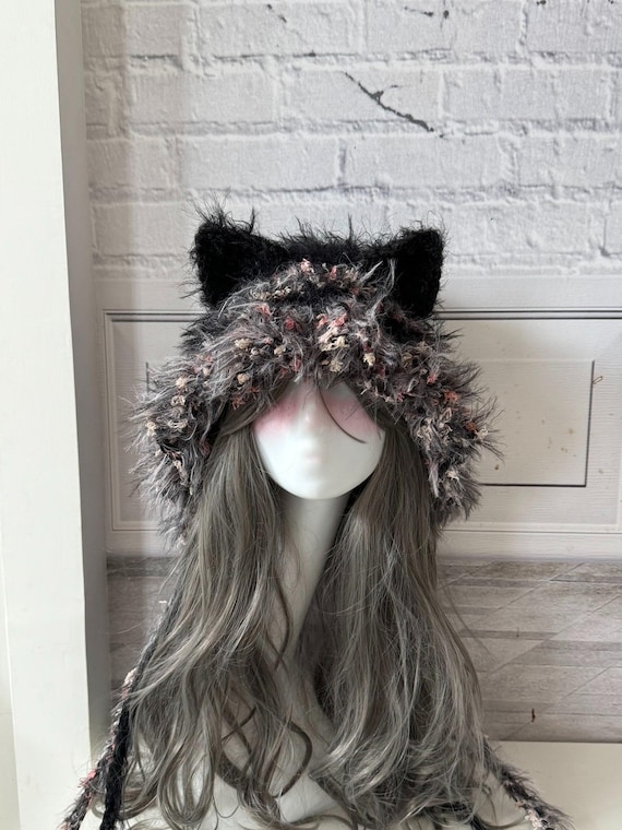 手作りの心地よい猫耳帽子：気まぐれで遊び心のあるデザイン - Etsy 日本