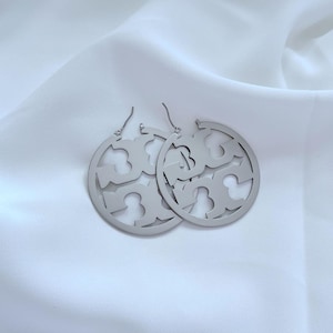 Silver Hoop Miller Gold Statement Hoop Earrings 925 silver sterling