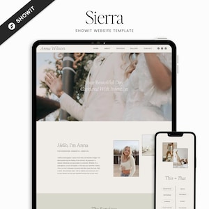 Showit Website Template for Photographers, Photographer Website Template, Modern Website Template, Professional Showit Template