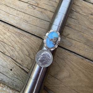 ON SALE Golden Hills lavender turquoise ring handmade in sterling silver 925 with a beautiful stone with a high polish