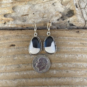 Beautiful White Buffalo earrings handmade in sterling silver 925 with gorgeous White Buffalo stones