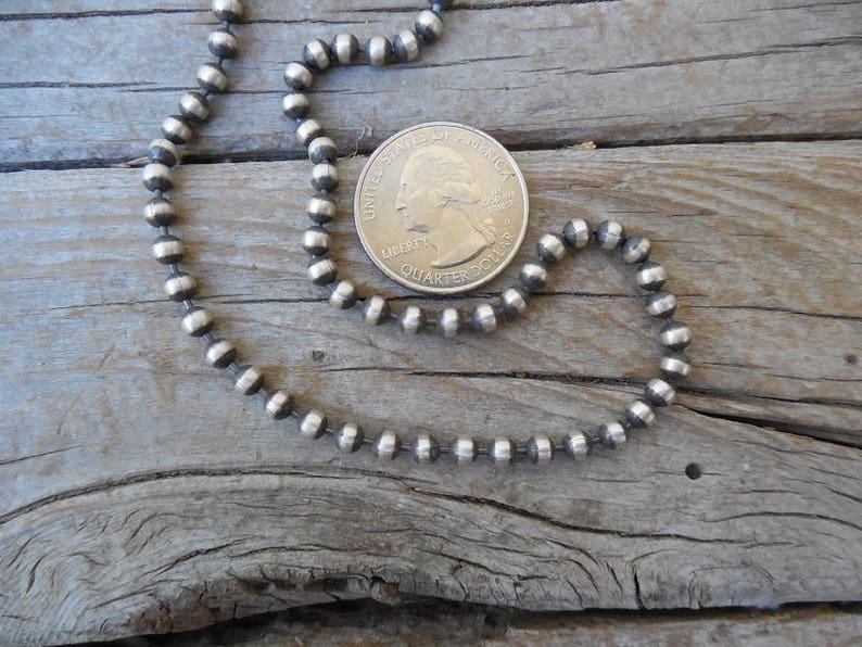 4mm navajo pearl necklace