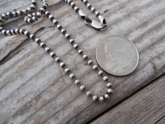 Navajo Hand-Finished1 16 Turquoise Navajo Pearl Necklace w 3-Inch Extender