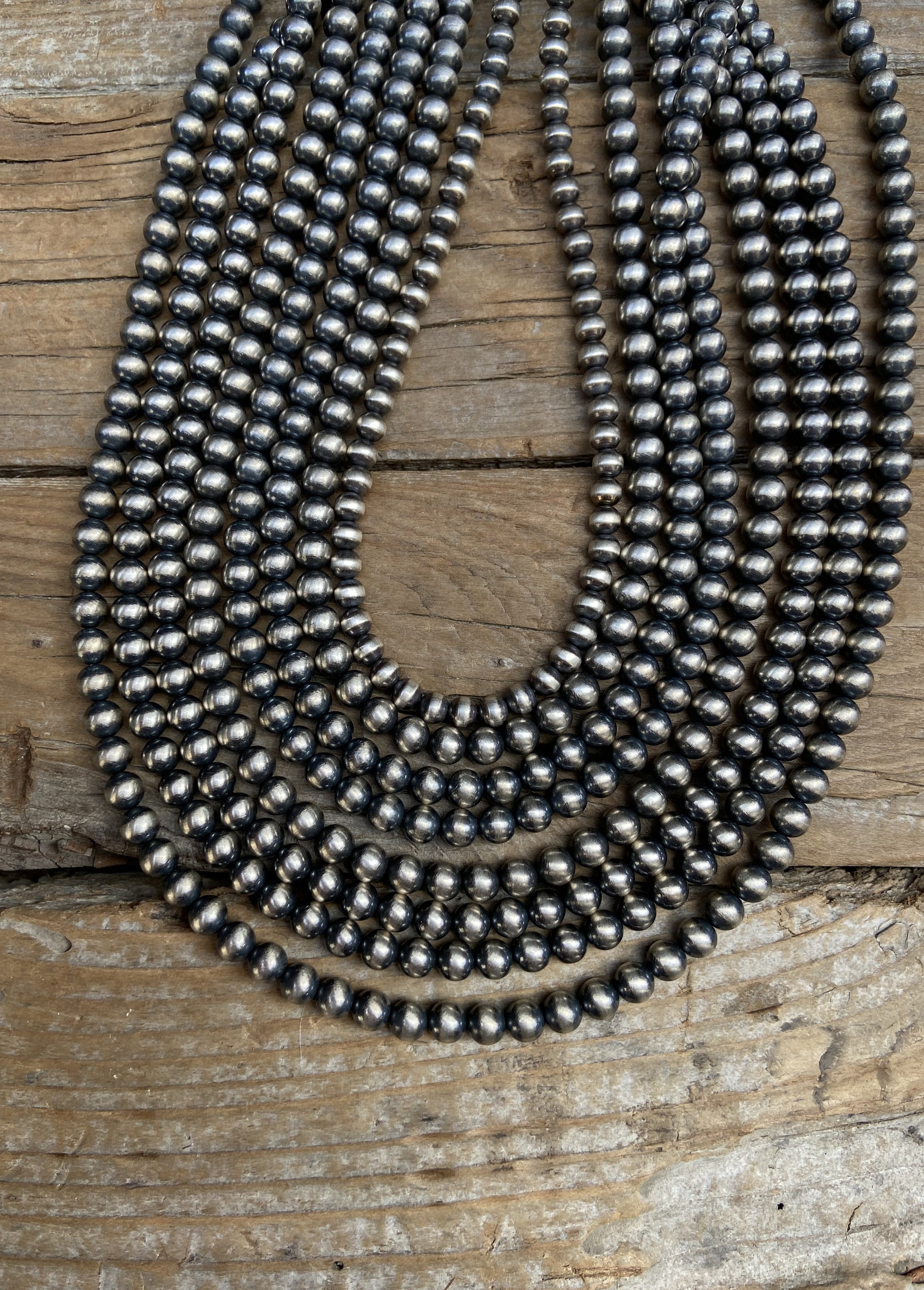 Navajo Pearl Necklaces 6mm 16,