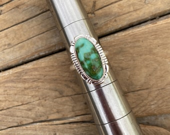 Beautiful Sonoran Gold turquoise handmade in sterling silver 925 with a gorgeous stone