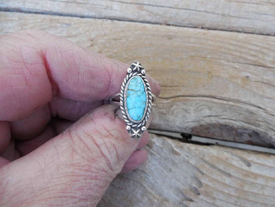 Turquoise Ring Handmade in Sterling Silver 925 With Turquoise - Etsy