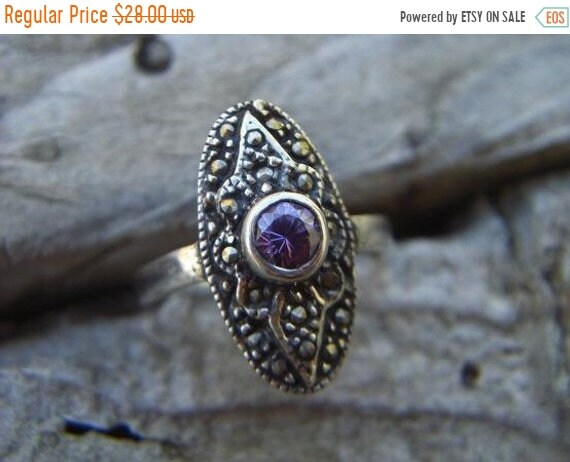 victorian marcasite ring