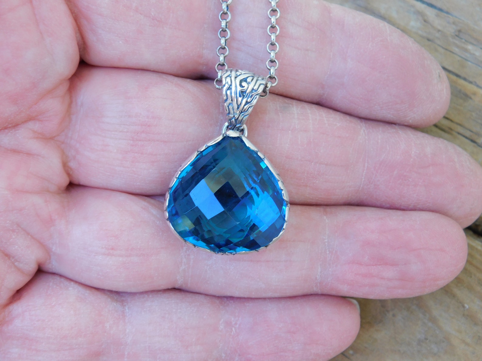 Elodie London Topaz Necklace main image 1