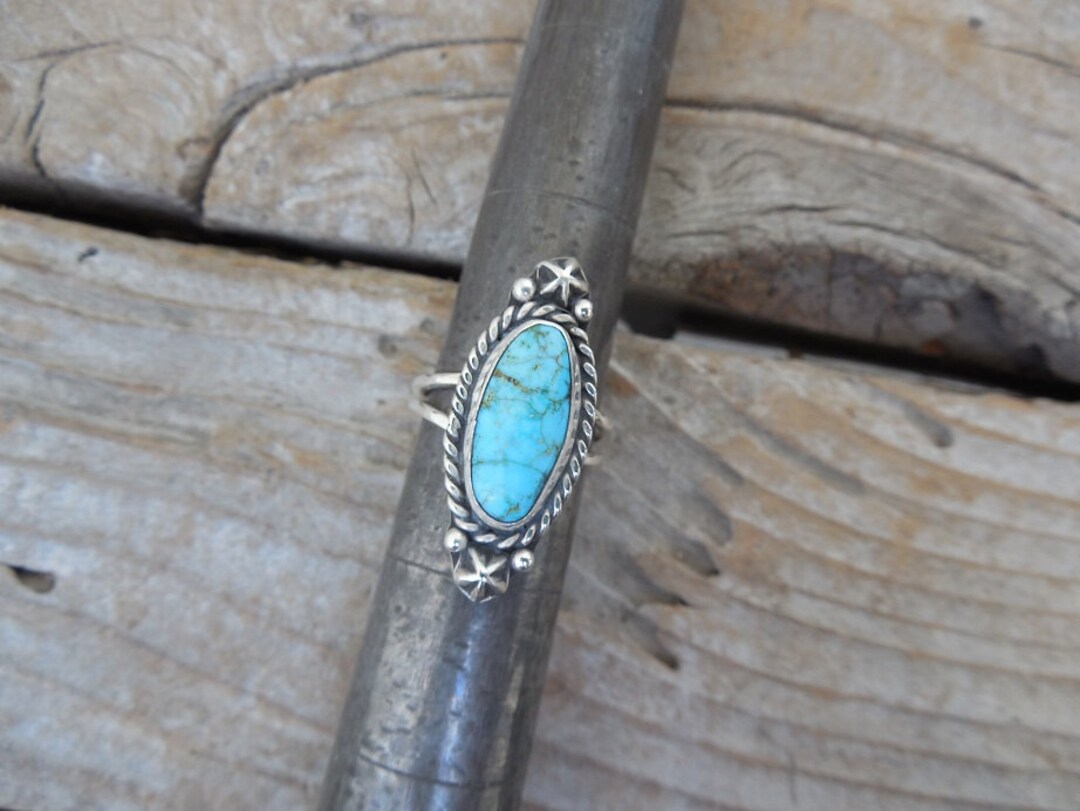 Turquoise Ring Handmade in Sterling Silver 925 With Turquoise Mountain ...