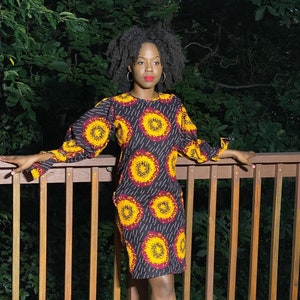 Shift dress cheap kitenge