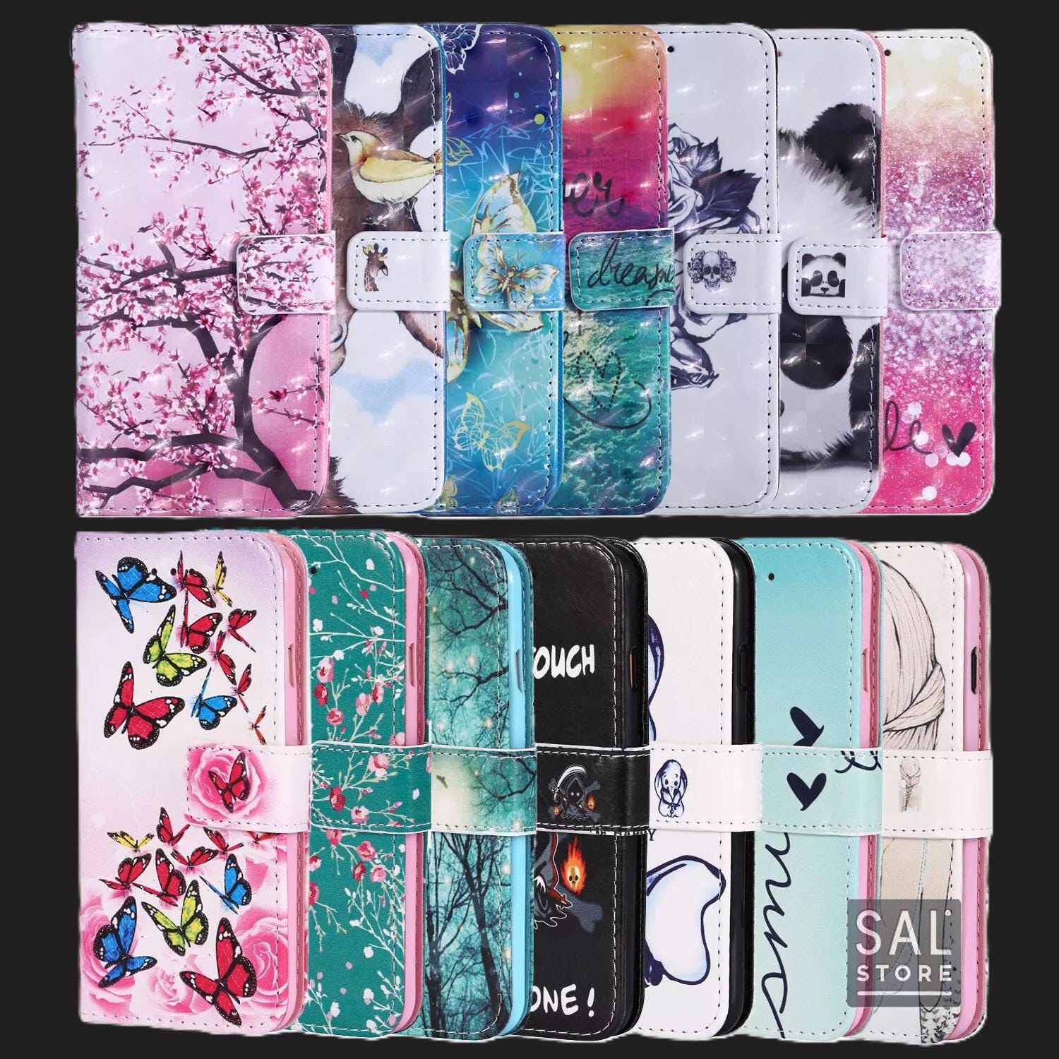 Wallet Samsung A20 Aesthetic Case Leather Wallet Case Classic - Main Image