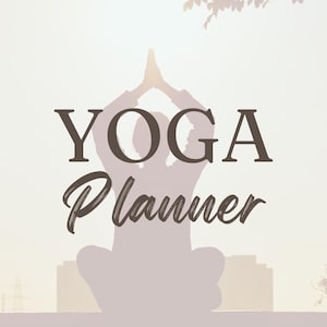 Yoga Planner: Wellness Journey eBook (Digital Download)
