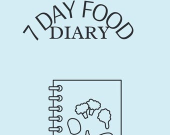 7-Tage-Tagebuch zum Thema Ernährung – Mahlzeitentagebuch mit Stimmungs- & Energiewerten – Printable Wellness Tracker – Ernährungscoaching