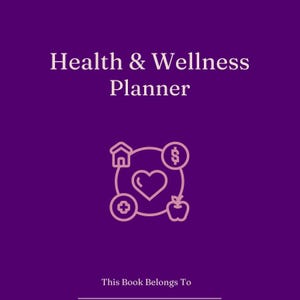 Health and Wellness Planner