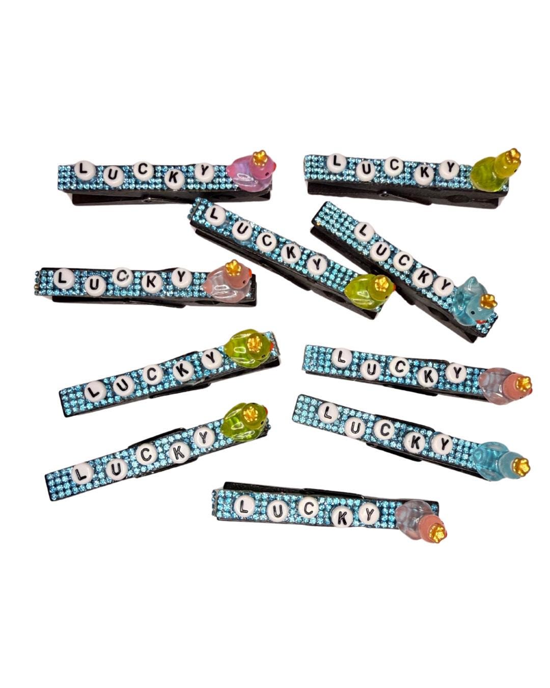Lucky Duck Cheer Pins-Set of 10