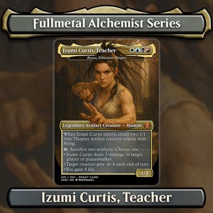 Izumi Curtis, enseignante | Cartes magiques personnalisées pleines d'oeuvres d'art