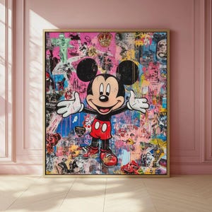 Pop Art, Digital Poster – Street & Vintage Illustration | High Definition Printing | Dynamic and Colorful Wall Decoration