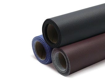 Self-Adhesive Faux Leather Sheets, Sticky Vegan Leather Fabric for Upholstery, Leather Patches for Couch Sofa, Car Seat Repair