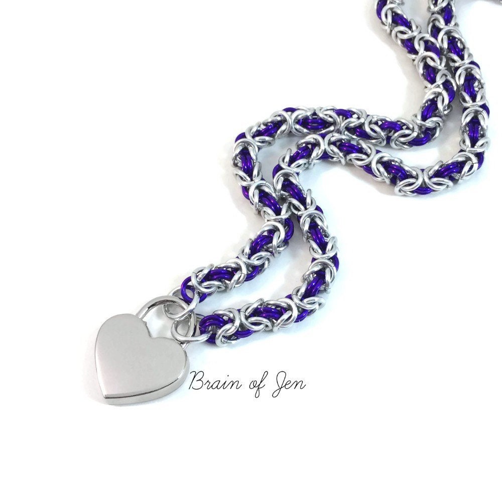 24-7 Wear Infinity Heart Necklace BDSM Day Collar Locking – Captive Collars