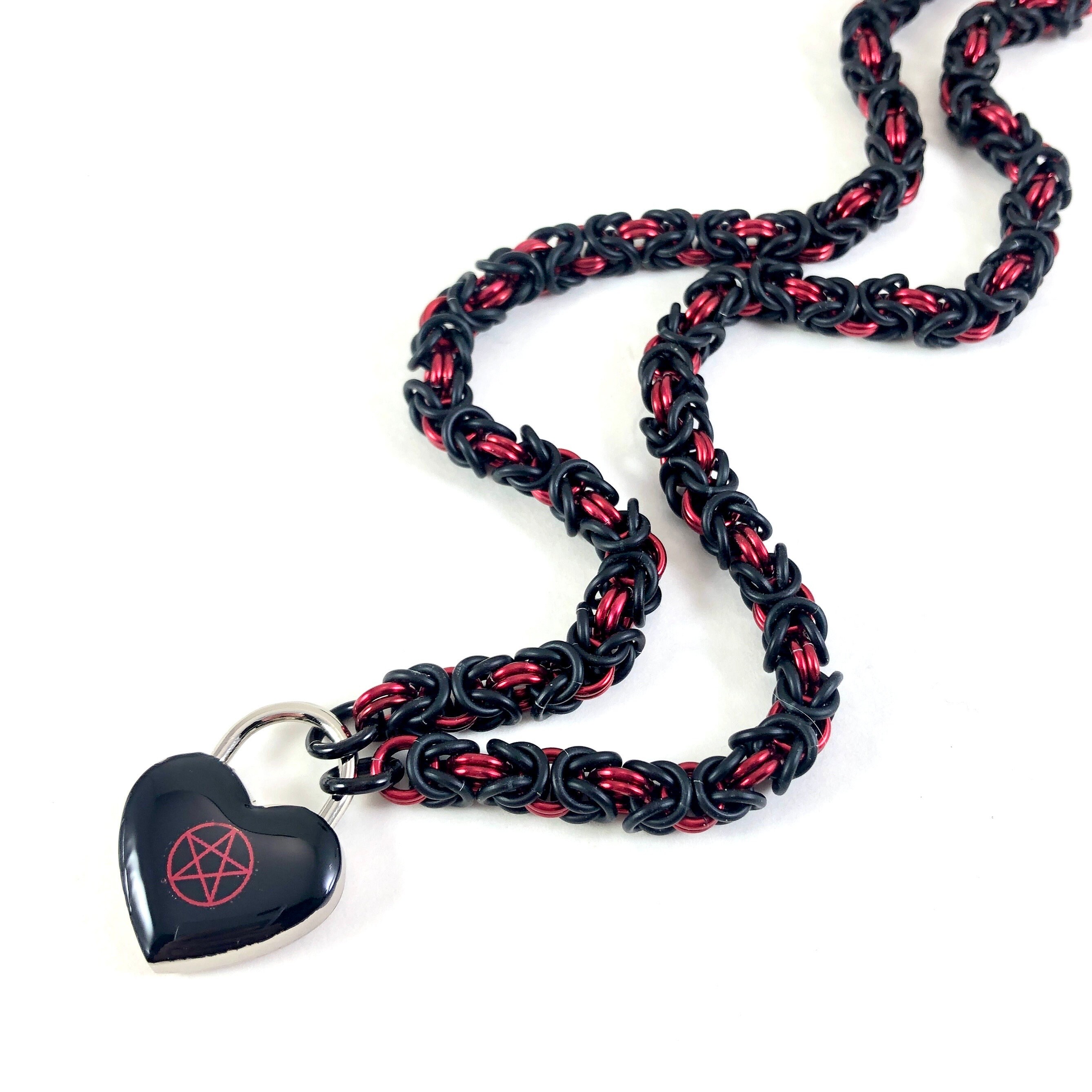 Collier BDSM Camouflage Noir • Crcreation - La Boutique