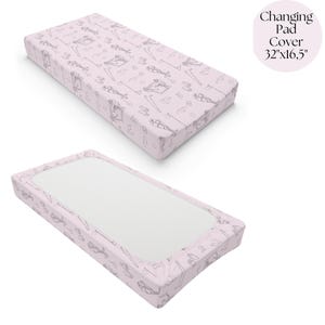 Golf nursery Golf Changing Pad cover and matching golf baby blanket for new parents decorating a golf-themed nursery.
