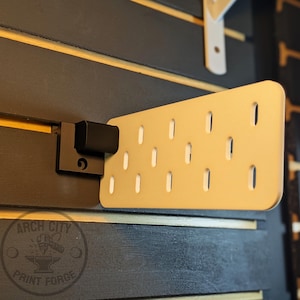 Horizontal Skadis Pegboard Panel - Slatwall Mount