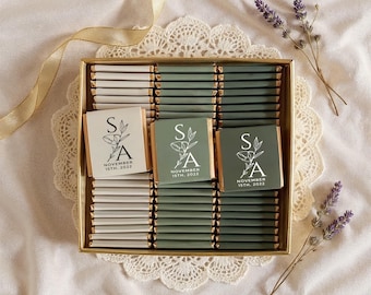 50 Pcs Wedding Chocolate, Wedding Chocolate Favors, Customized Chocolate, Wedding Favors, Engagement Chocolate, Favors For Guests, Wedding