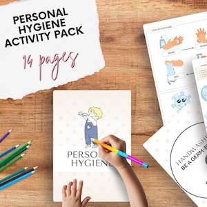 Personal Hygiene for Kids | Printable PDF Activity Pack | Handwashing, Tooth Brushing & Daily Care Habits