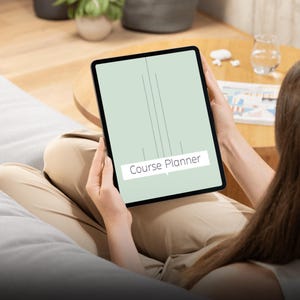 Course Planner | 15-Page Canva Template | Printable Course Planning Workbook