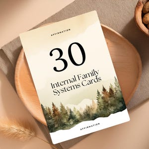 Internal Family Systems Affirmation Cards | 30 Printable Therapy-Inspired IFS Cards (PDF)