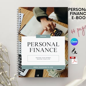 Persönliches Ebook | Canva Vorlage + druckbare PDF | Meistere dein Geld & baue finanzielle Freiheit auf