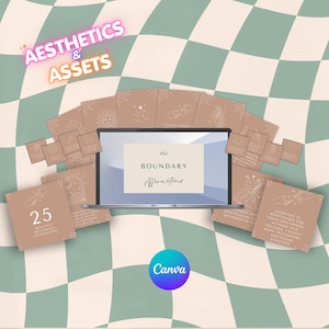 Cartes d'affirmation de belles limites – Téléchargement numérique