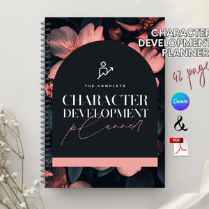 Character Development Planner | Printable PDF and Canva Template | Novel Writing and Worldbuilding Tool