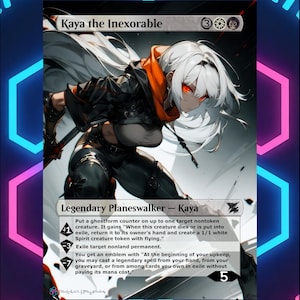 Custom Kaya the Inexorable MtG Card