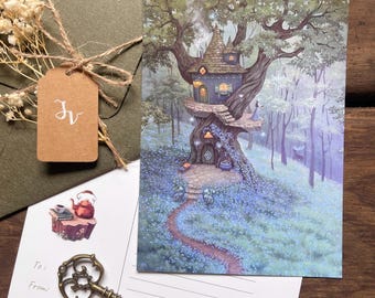 Set 5 postcards "Mystery"