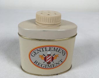 1982 Avon Gentlemen's Regiment BLACK SUEDE Fragrant Talc Powder for Men 3.5oz