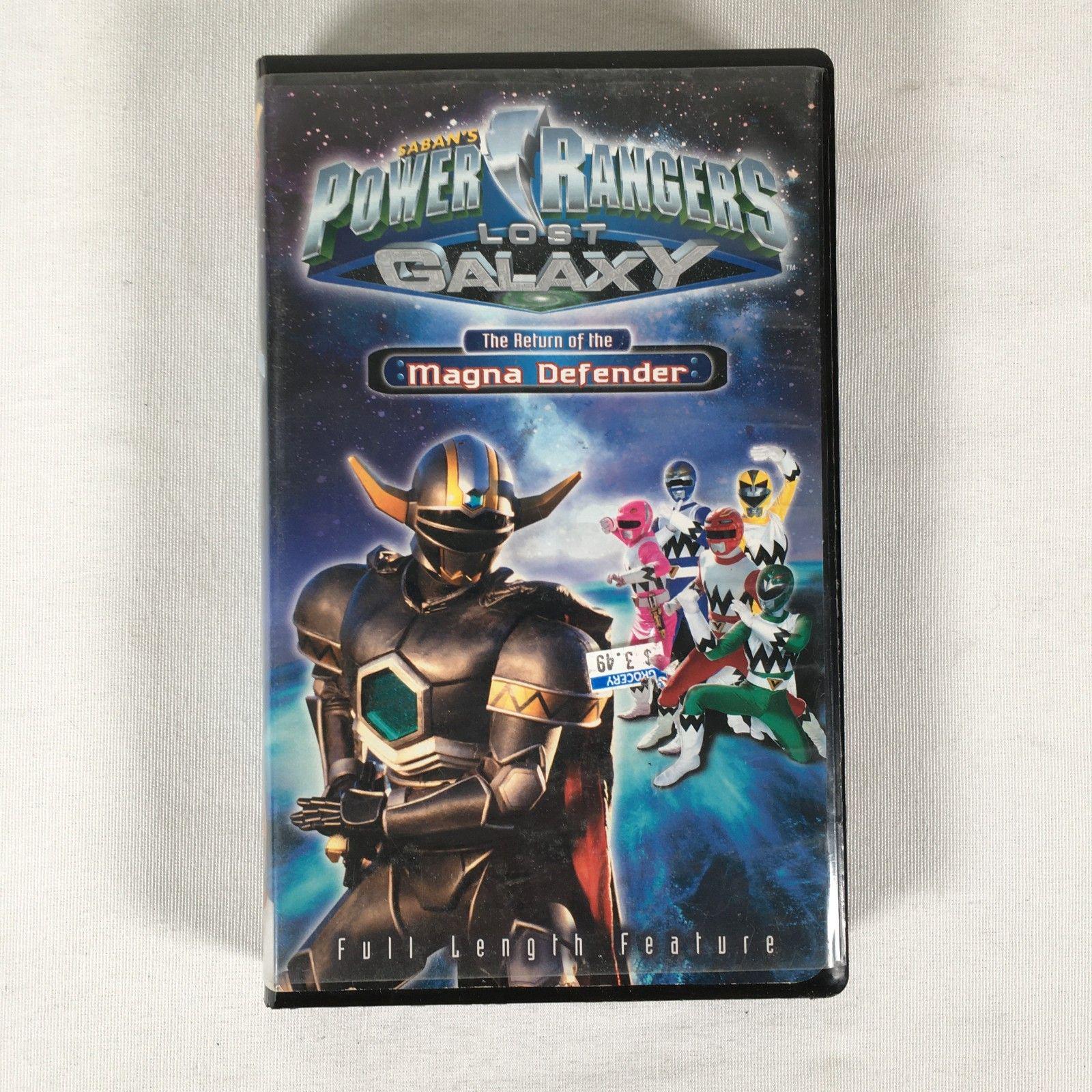 Power Rangers Lost Galaxy the Return of the Magna Defender VHS (PG