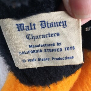 VTG Walt Disney Charaktere Minnie Maus 14"Plüsch Orange Polka Dot Kleid und Schleife Bild 8