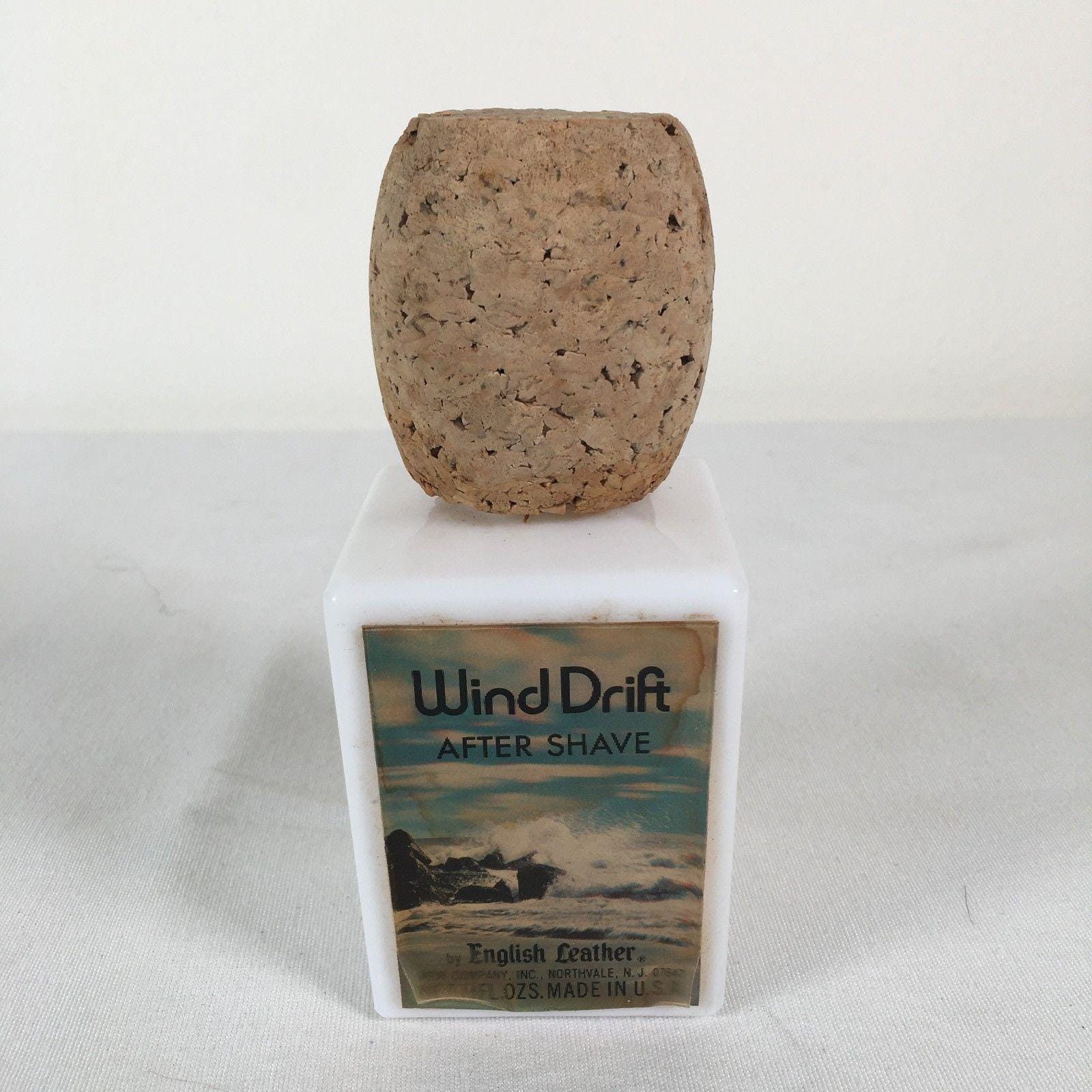 Vintage English Leather Wind Drift After Shave Cork Top 7.75oz USA
