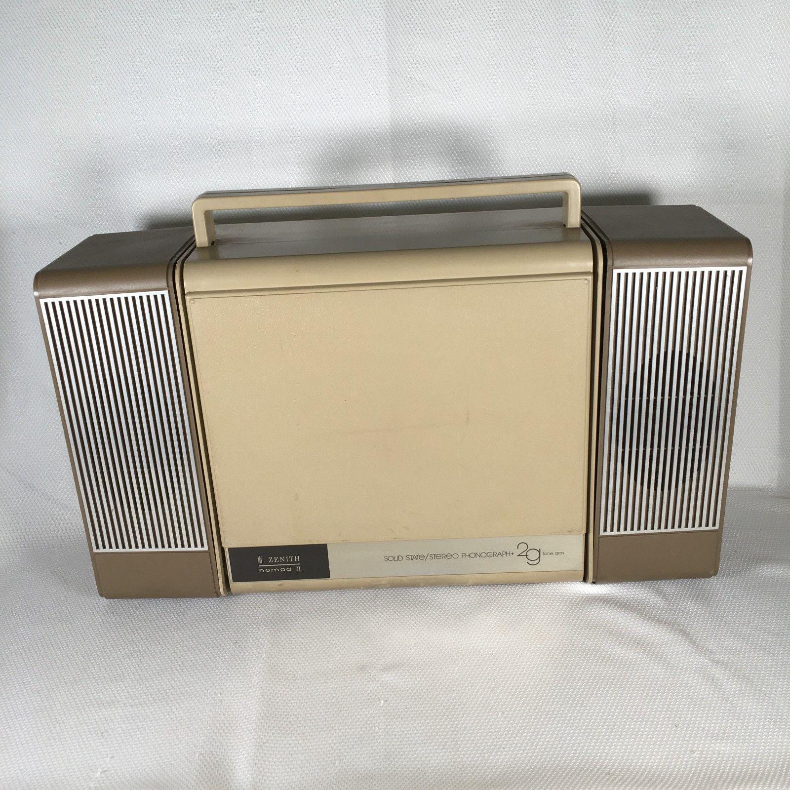 1970 Zenith Nomad 2G Tonearm Micro-touch Record Player W/ceramic