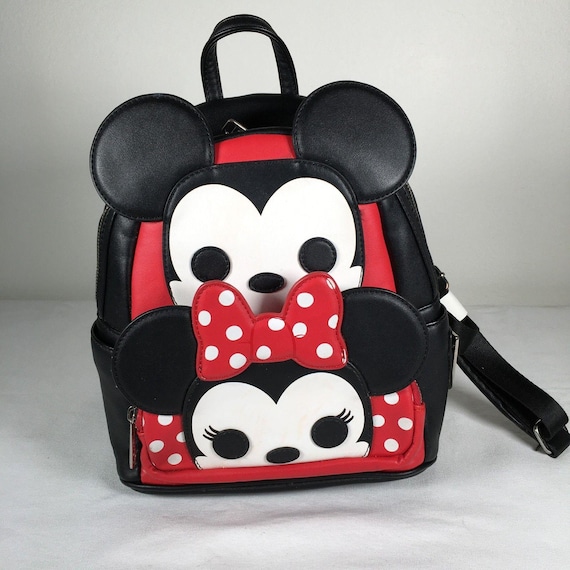 Loungefly Disney Mickey & Minnie Mouse Mini Backpack Funko Pop Animation