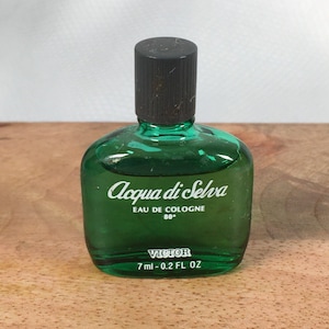 Vintage Acqua di Selva Eau de Cologne for Men 0.2 oz Mini Travel Splash