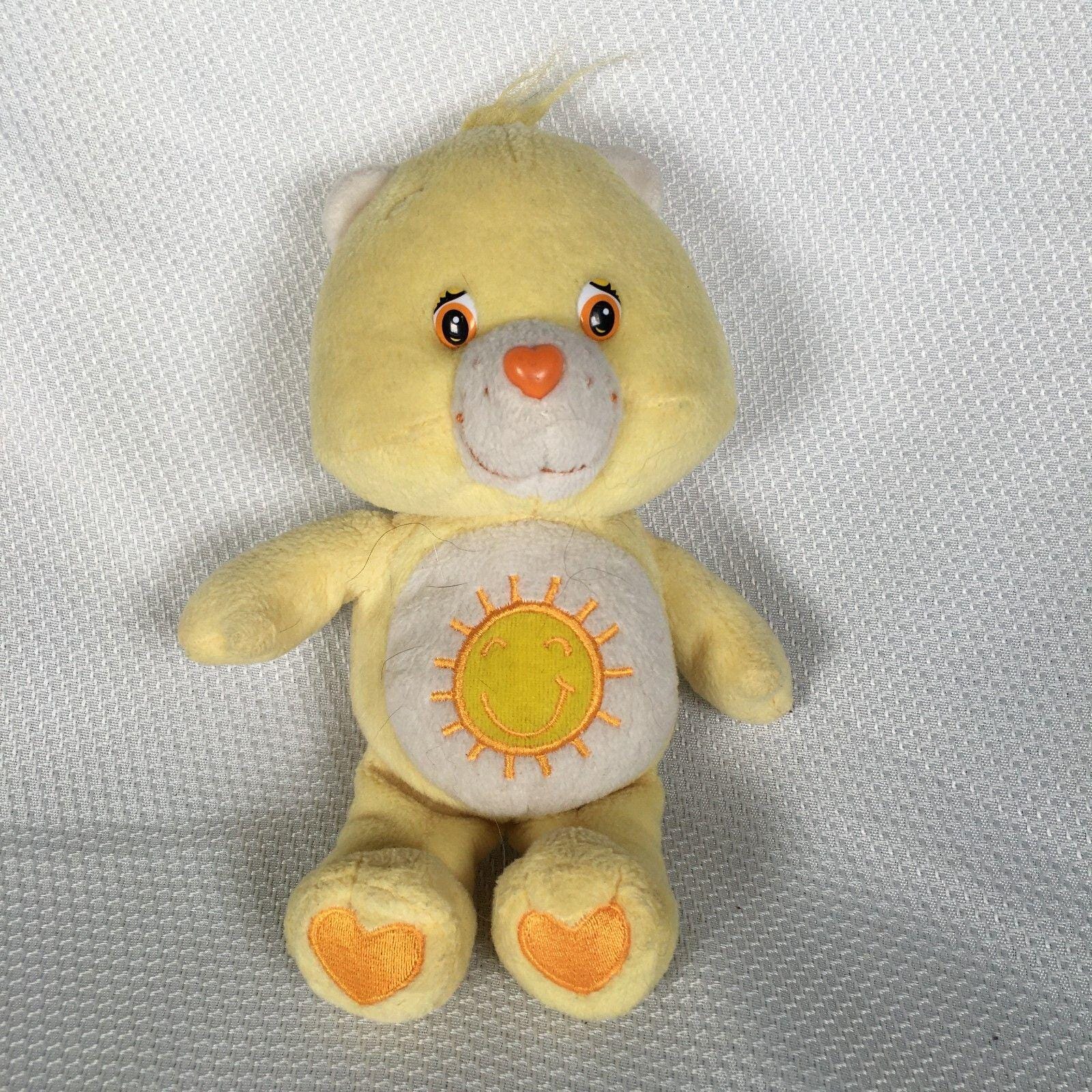 2002 Care Bears Funshine Bear Plush Stuffed Animal Toy 8
