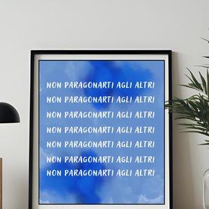 Motivational Digital Print – "Don't Compare Yourself to Others" | Inspirational Wall Art | Digital Print
