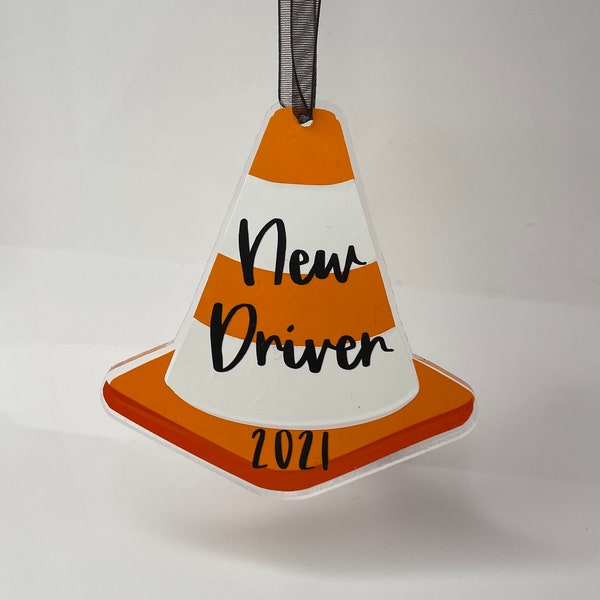 New Driver 3” Parking Cone Ornament *2022