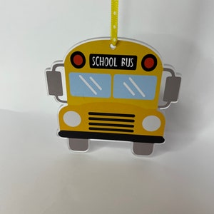 School bus ornament