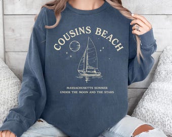 Comfort Colors® Cousins Beach Shirt, Beach Vacation Shirts, Beach T-Shirt, Trendy Coastal Tee, East Coast Beach Shirt, Summer Vibes Shirt