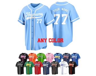 Custom Baseball Jersey Personalized Stitched or Printed Name Number Baseball Shirt Sports Uniform Gifts for Men Women Youth kids