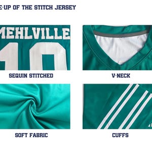 Personalized Football Jersey, Custom Football Shirt, Personalized Team Logo, Concert Jersey, Customize Football Jerseys for Fans of All Ages image 5