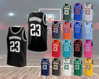Custom Basketball Jersey, Custom Basketball Shirt, Personalized Team Name & NO. Jersey, Customize Basketball Jerseys for Fans of All Ages